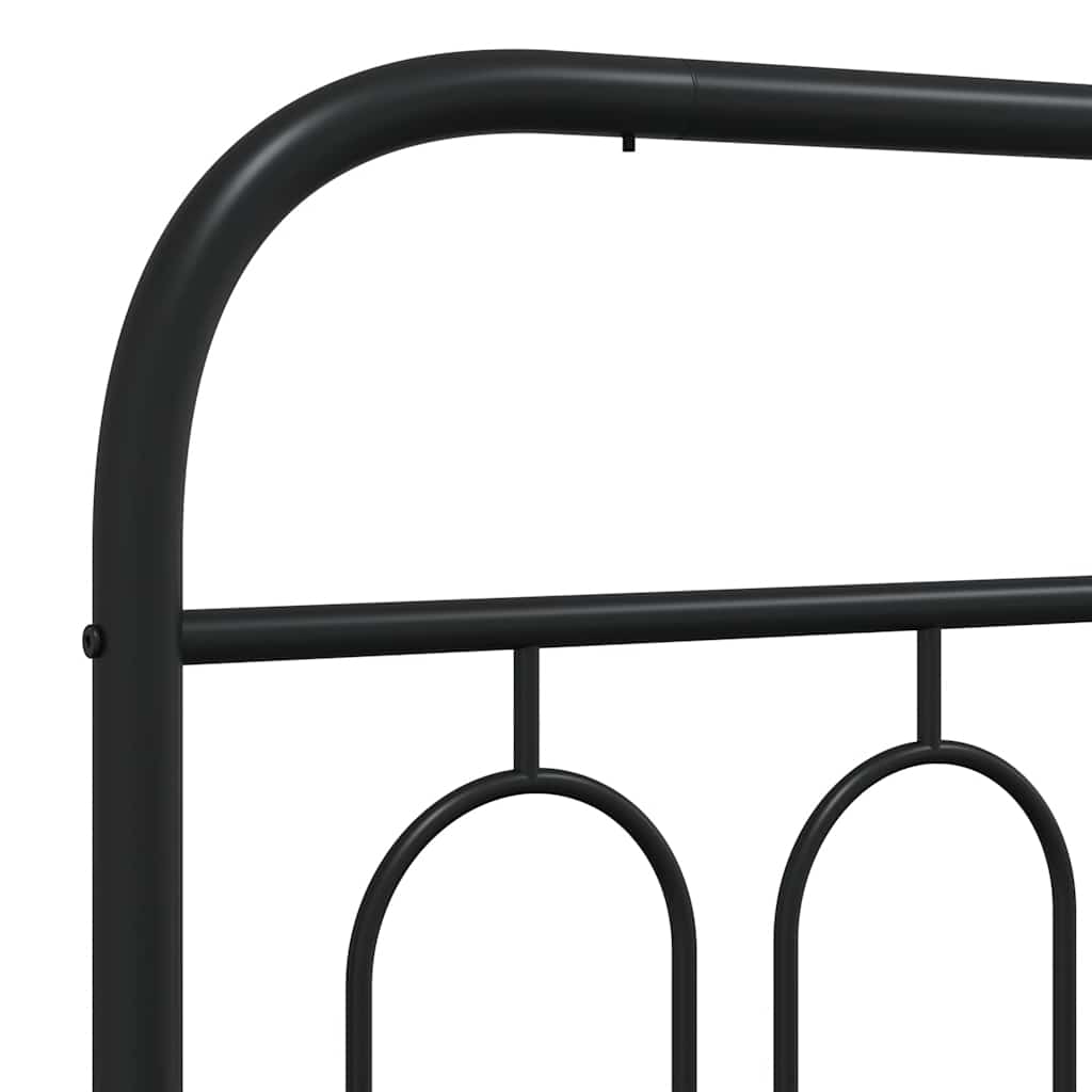 Ersatz-Kopfteil Metall Schwarz 75 cm