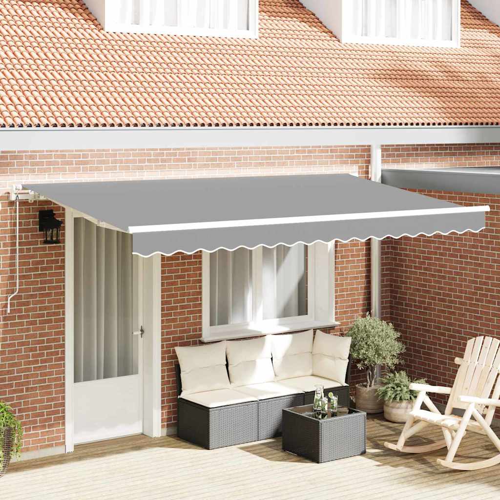 Markisenrahmen Weiß 2,5 x 2 m Metall