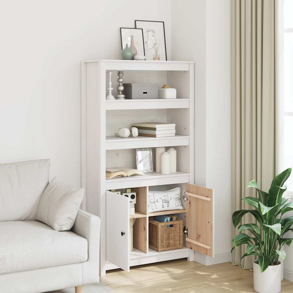 Highboard 80x35x154 cm Massivholz Kiefer