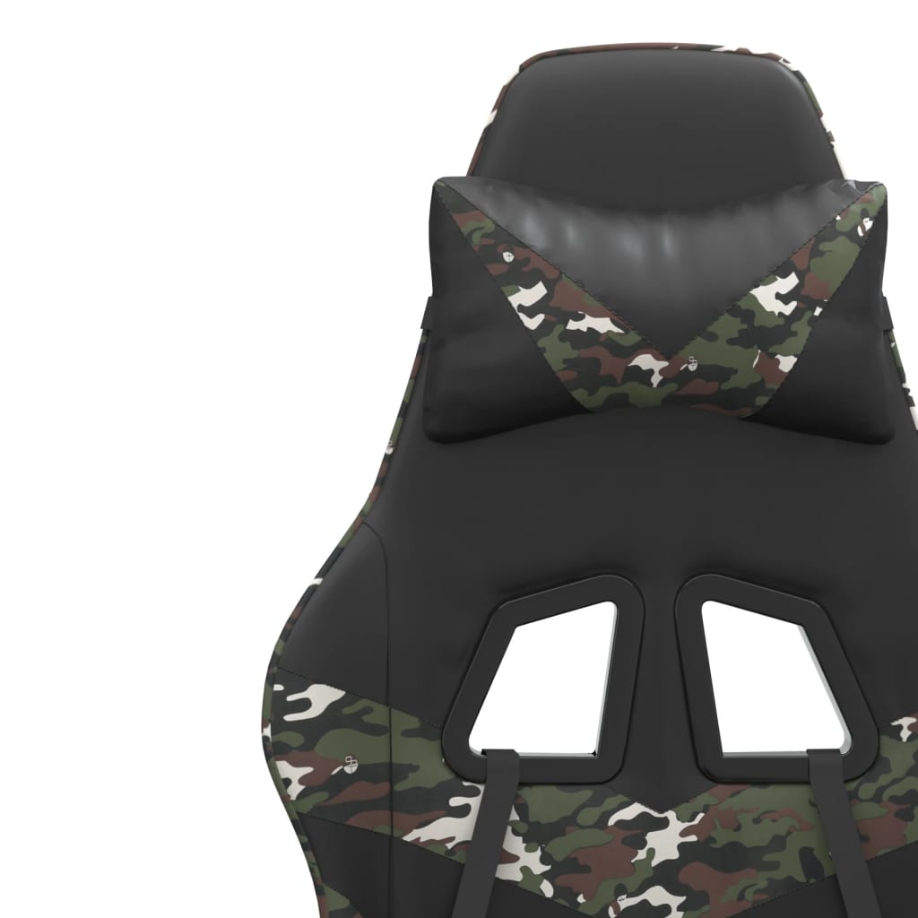 Gaming-Stuhl Drehbar Schwarz und Rot Kunstleder