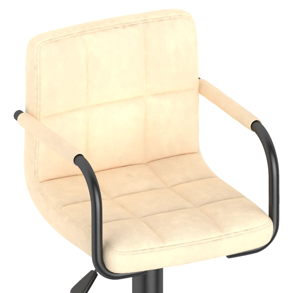 Barhocker 2 Stk. Blau Samt