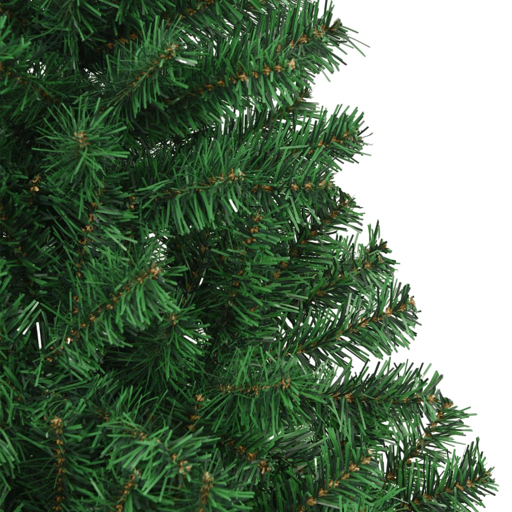Künstlicher Weihnachtsbaum mit Dicken Zweigen Grün 150 cm PVC