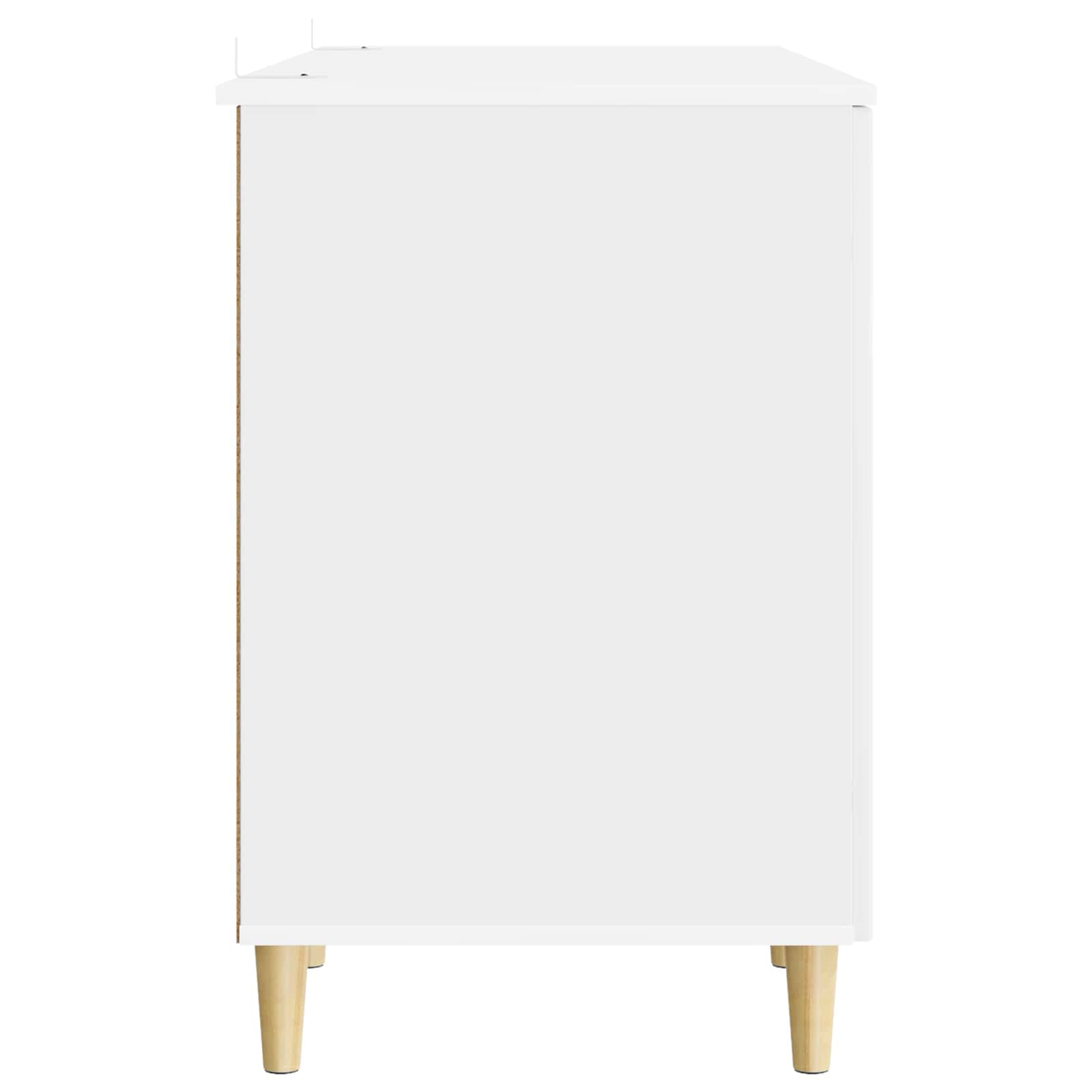 Schreibtisch mit Regal Schwarz 142,5 x 50 x 75 cm Holzwerkstoff
