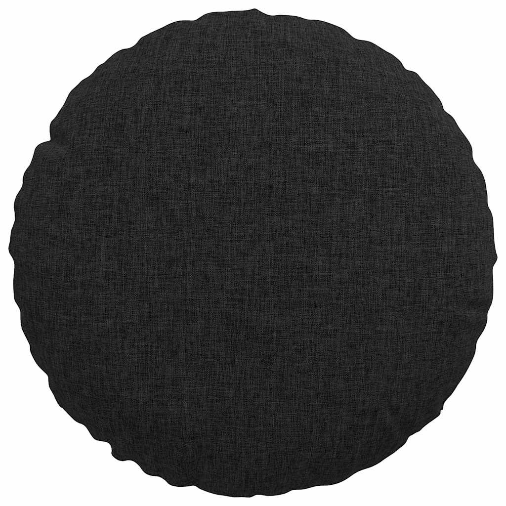 Sitzkissen 2 pcs Hellgrau Ø30 x 13 cm Stoff