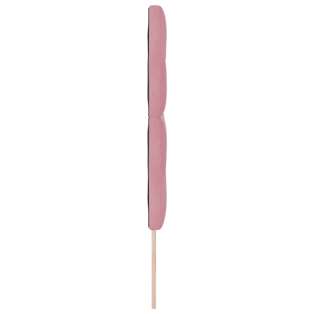 Kopfteil Hellgrau 80 cm Samt