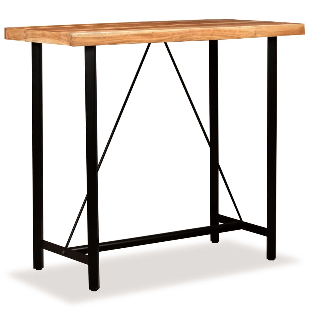 3-tlg. Bar-Set Massivholz Akazie und Altholz
