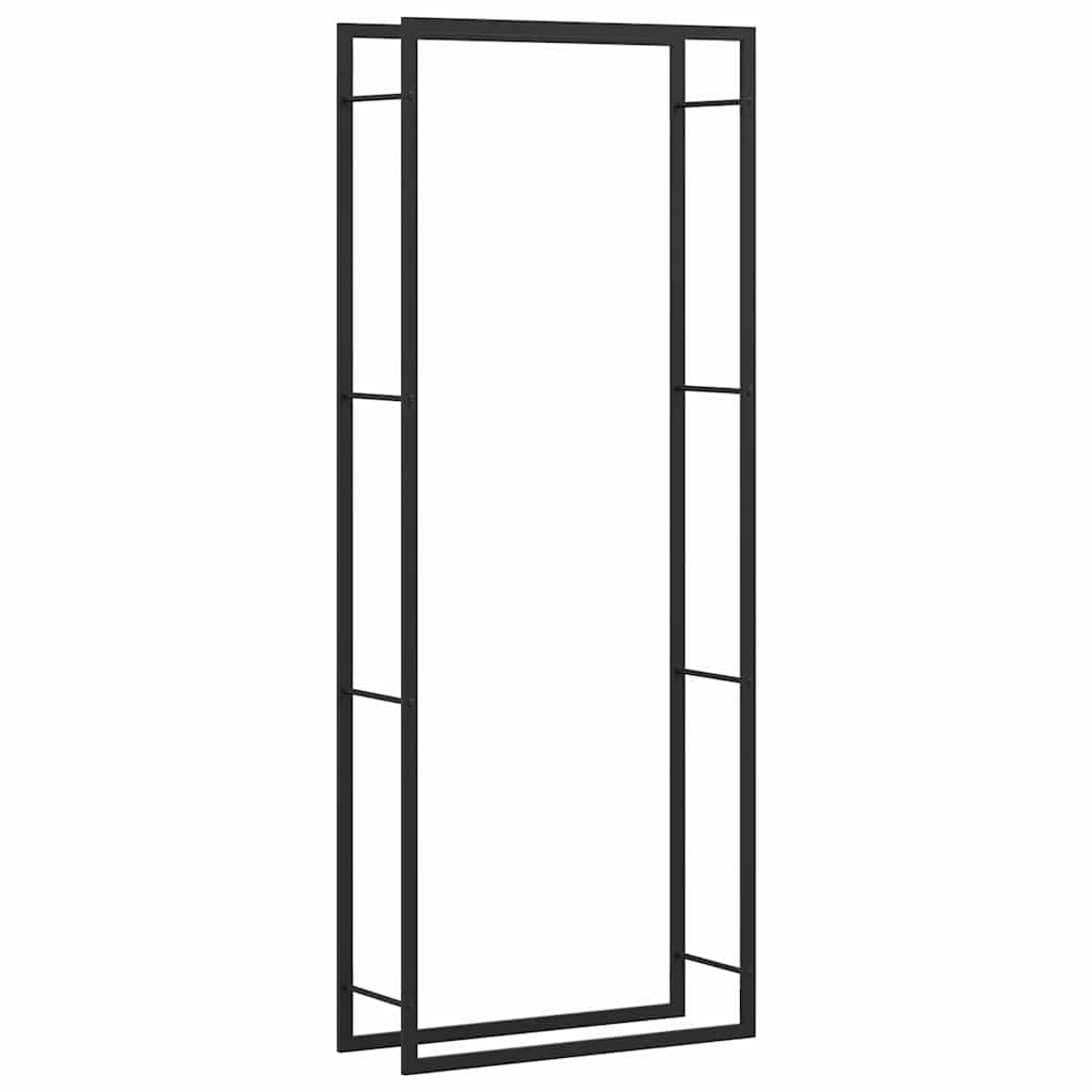 Brennholzregal 50x28x94 cm Edelstahl
