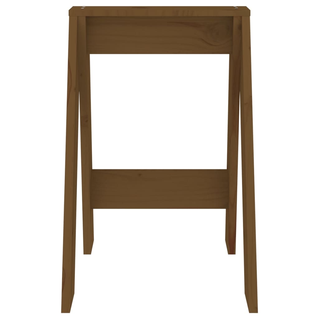 Hocker 2 Stk. 40x40x45 cm Massivholz Kiefer