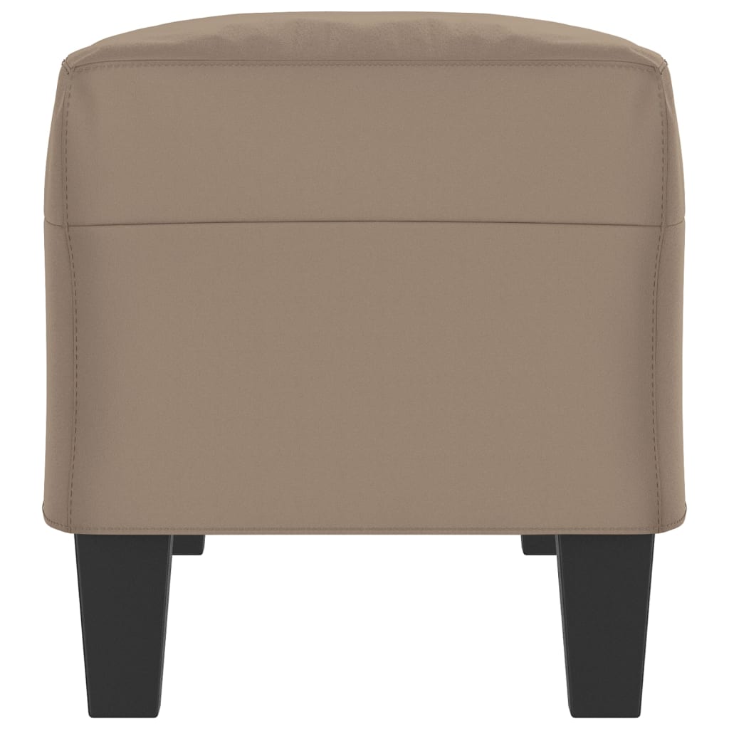 Sitzbank Hellgrau 70x35x41 cm Mikrofasergewebe