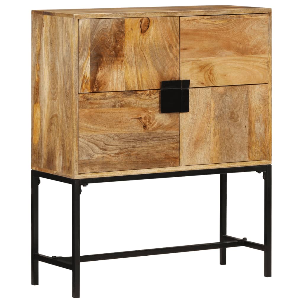 Highboard 80x30x100 cm Massivholz Mango