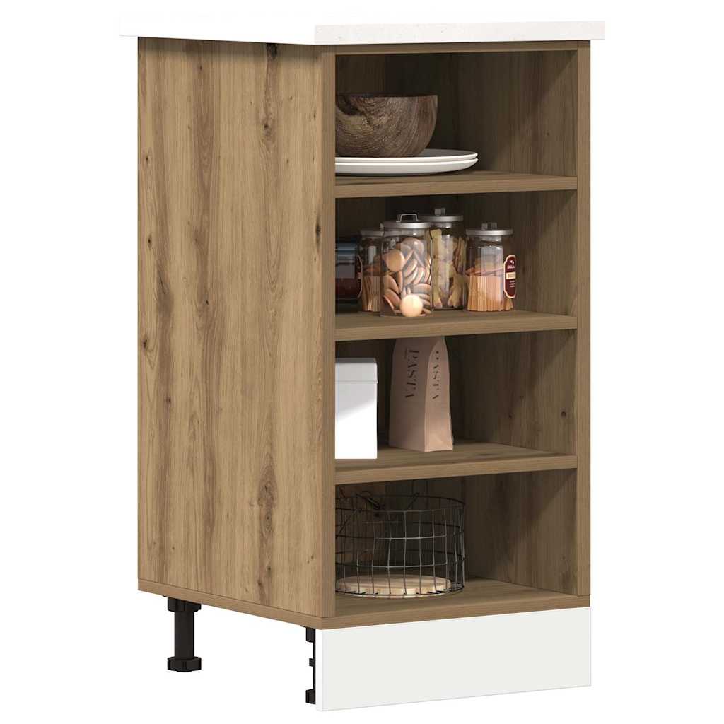 Unterschrank Lyon Weiß 60x46x81,5 cm Holzwerkstoff