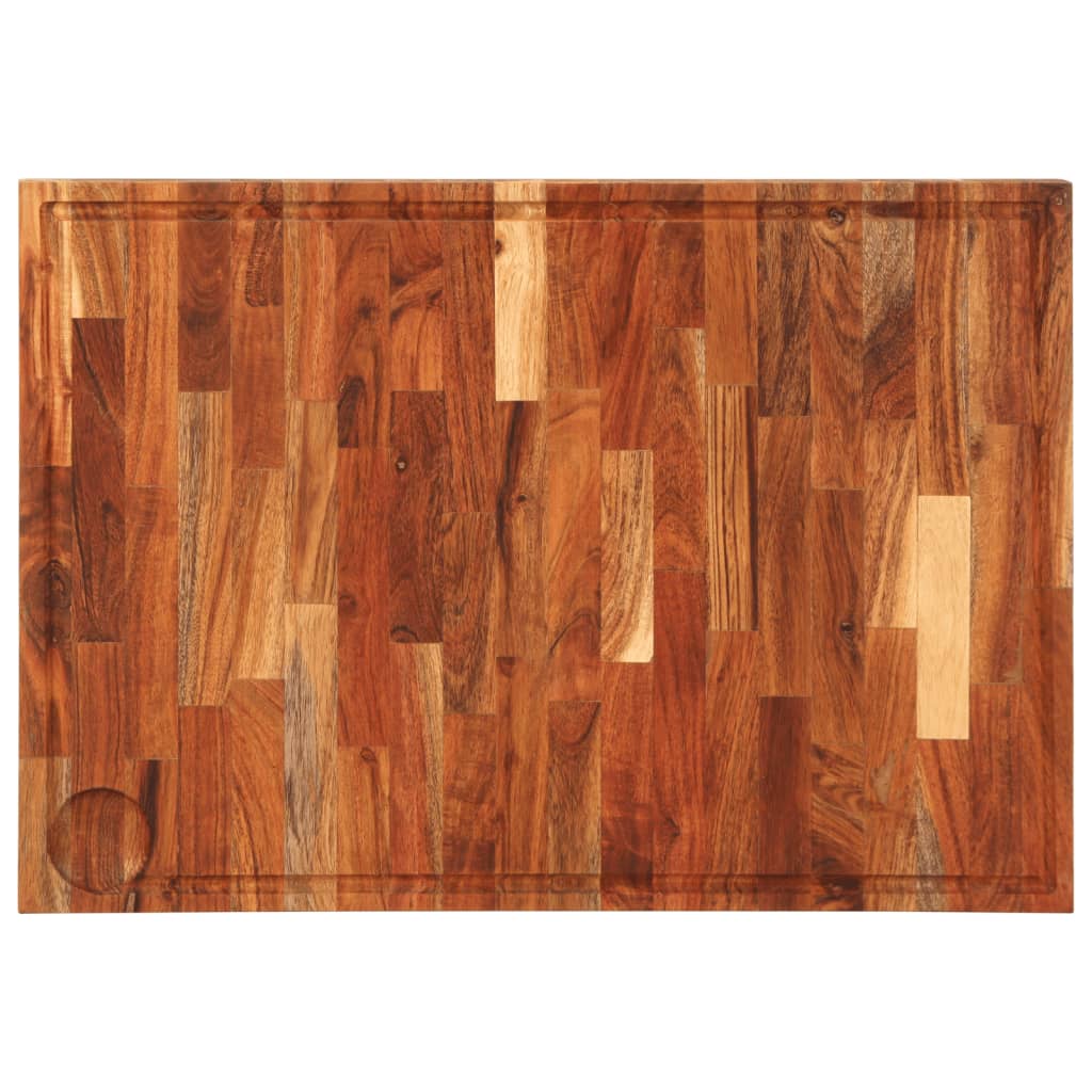 Schneidebrett 42x30x4 cm Massivholz Akazie