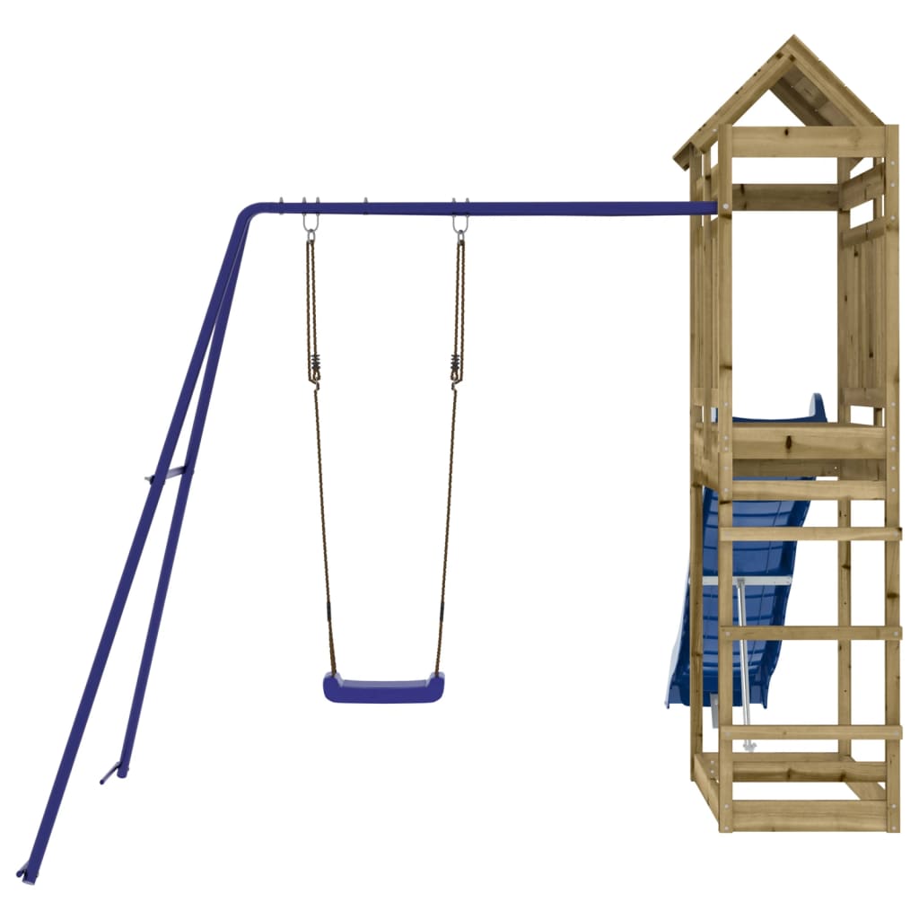Spielturm Massivholz Kiefer