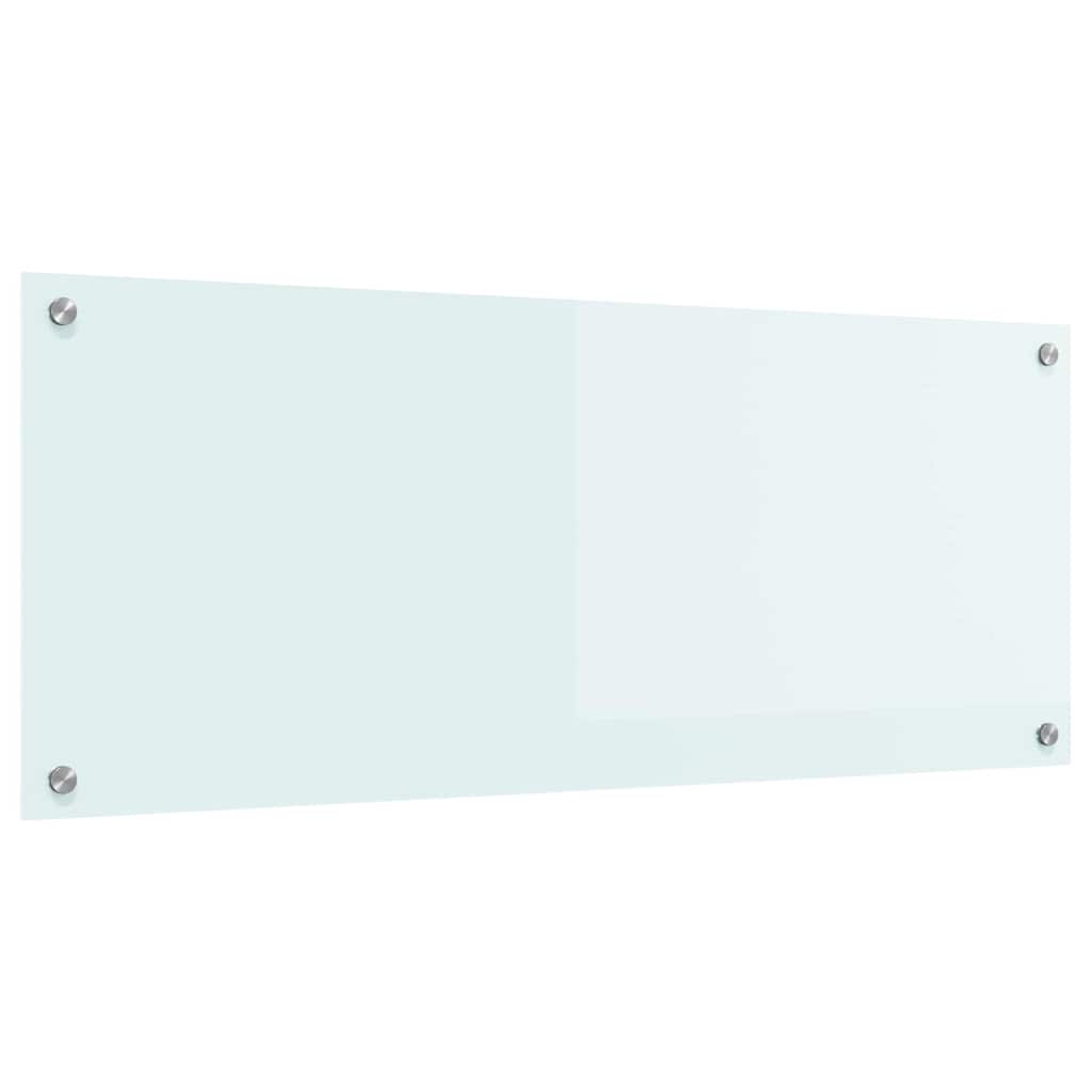 Küchenrückwand 2 pcs Weiß 70 x 40 cm Gehärtetes Glas