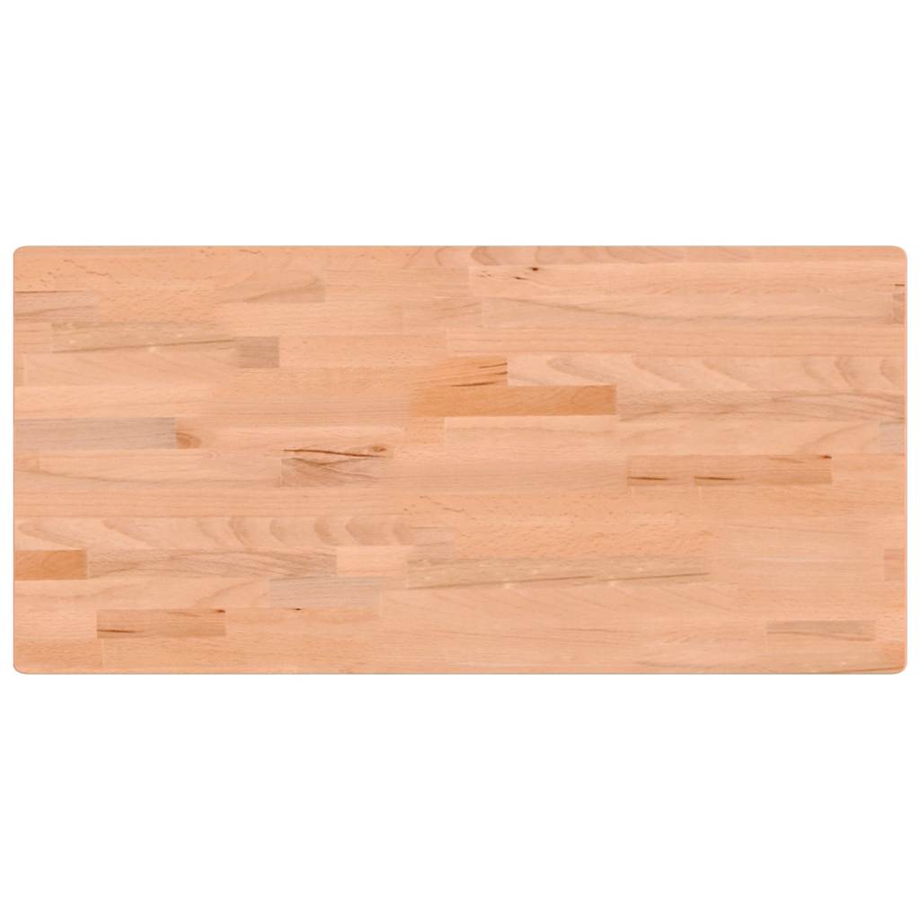 Schreibtischplatte 80x55x2,5 cm Massivholz Buche