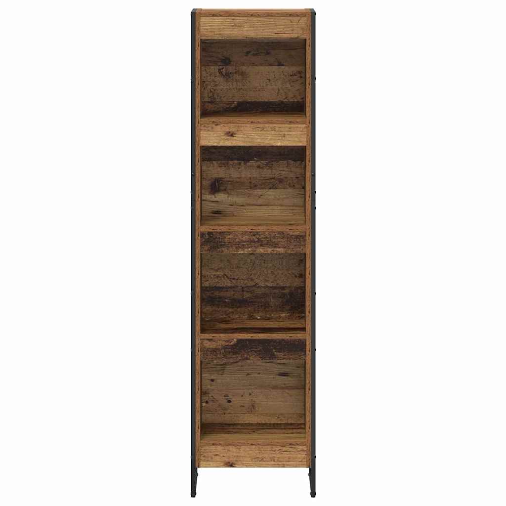 Bücherregal 2 pcs Schwarz Eichen-Optik 60 x 30 x 189,5 cm