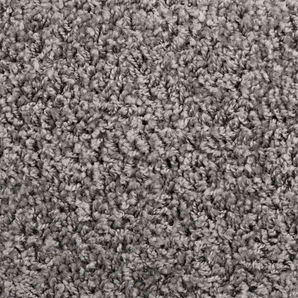 Stufenmatten 15 Stk. 56x17x3 cm Grau Halbrund