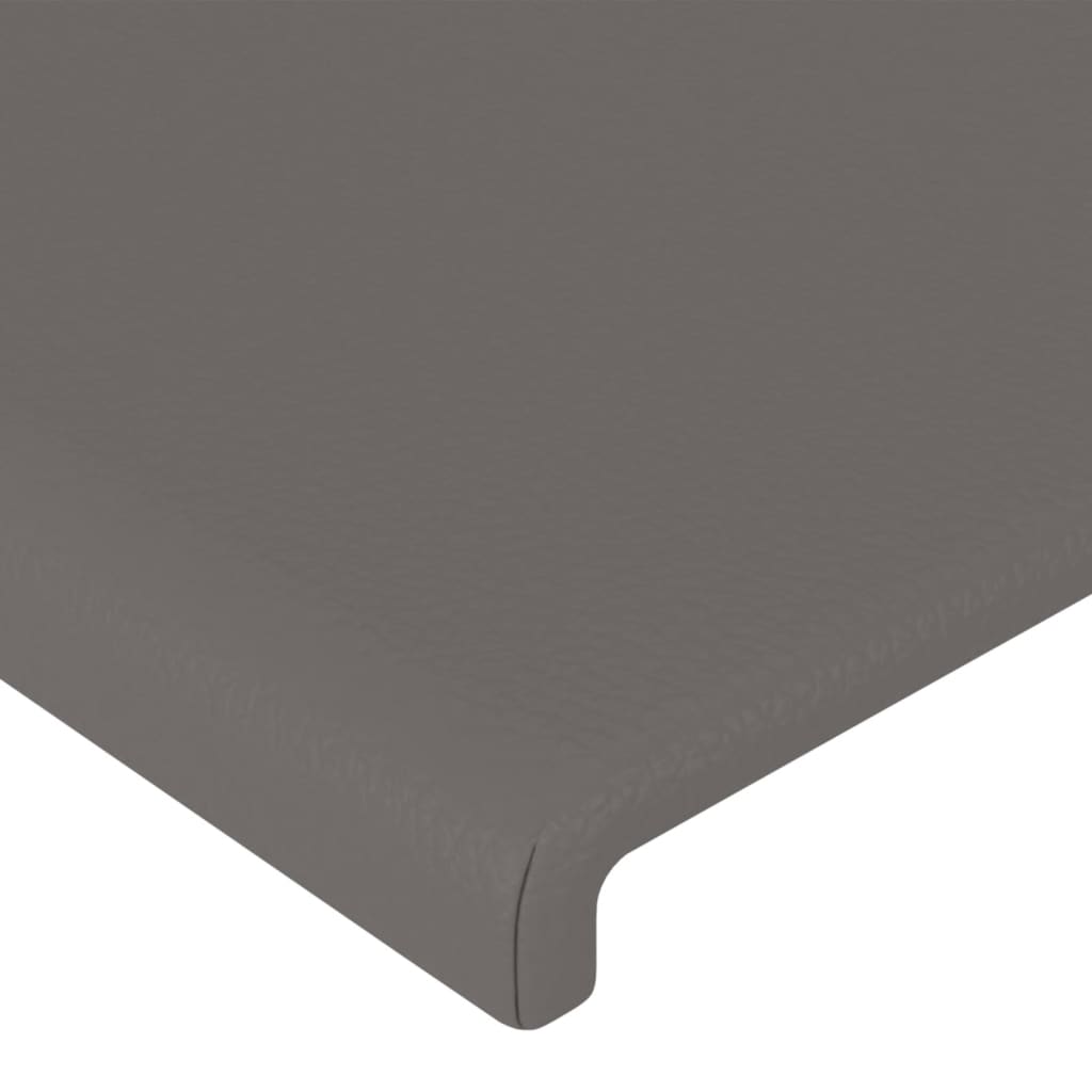 Kopfteil mit Ohren Creme 83x16x78/88 cm Kunstleder