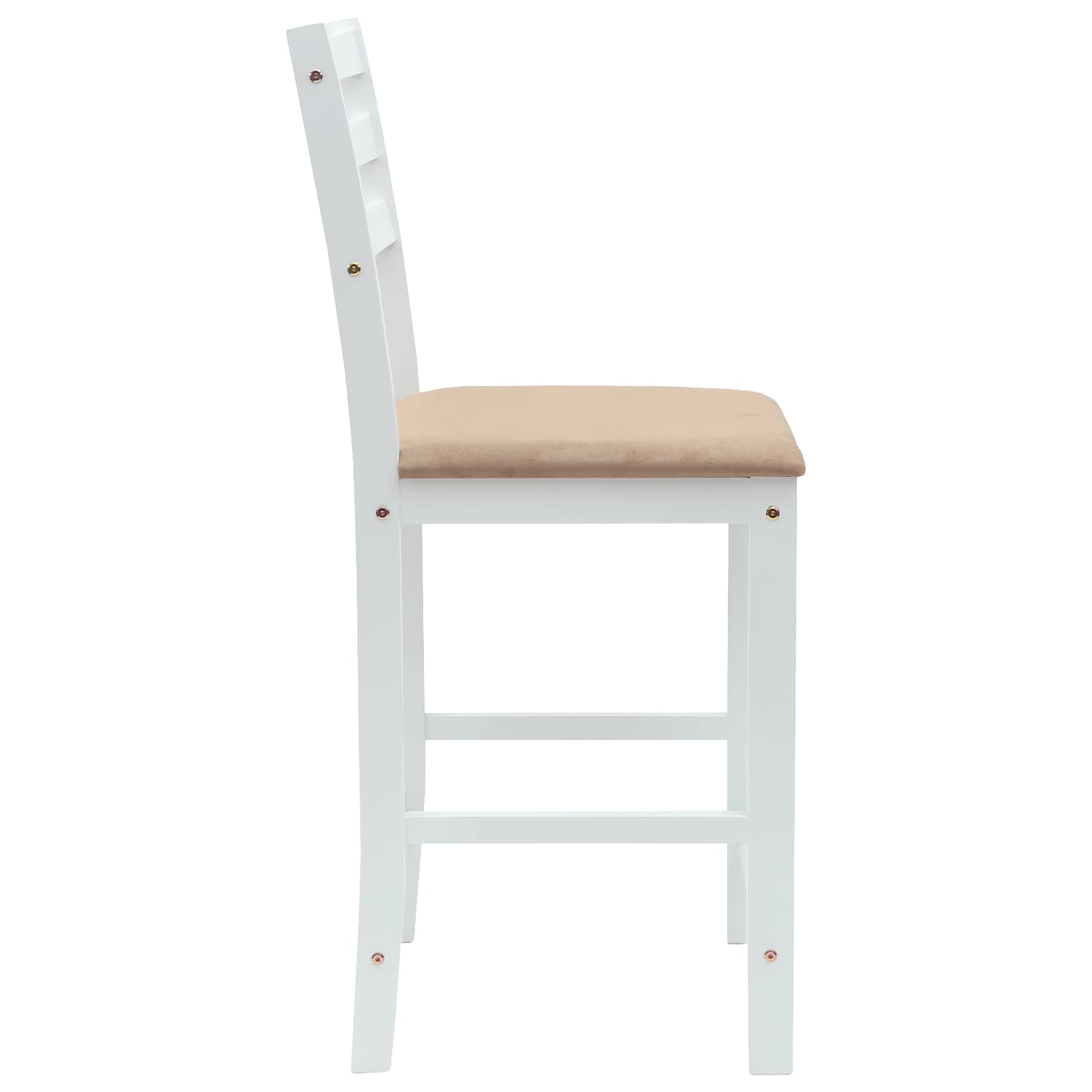 Esszimmerstühle 2 pcs Hellbraun 40 x 47,5 x 99,5 cm