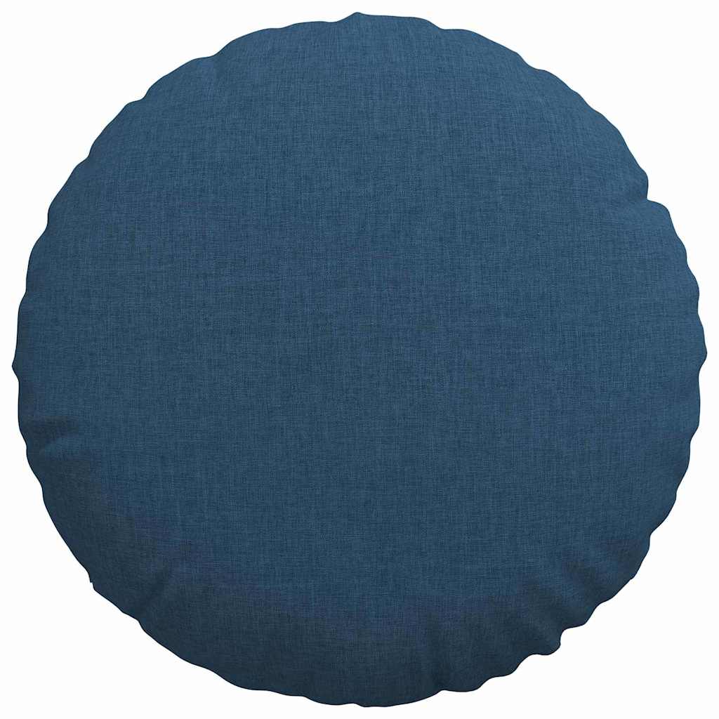 Sitzkissen 2 pcs Hellgrau Ø30 x 13 cm Stoff