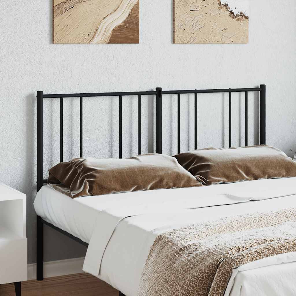 Ersatz-Kopfteil Metall Schwarz 80 cm