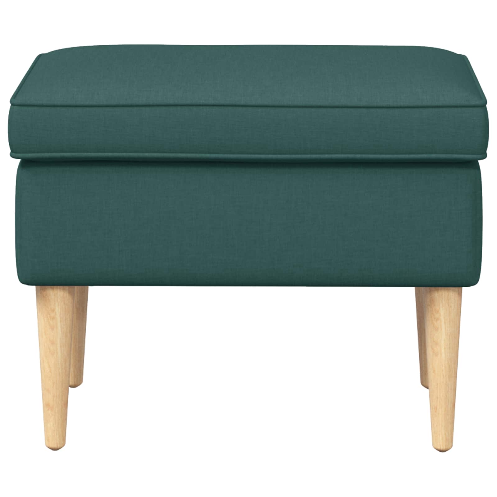 Hocker Hellgrau 55 x 35 x 41 cm Polyester