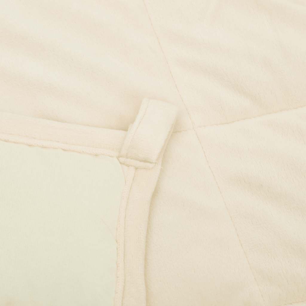 Gewichtsdecke Grau 122x183 cm 5 kg Stoff