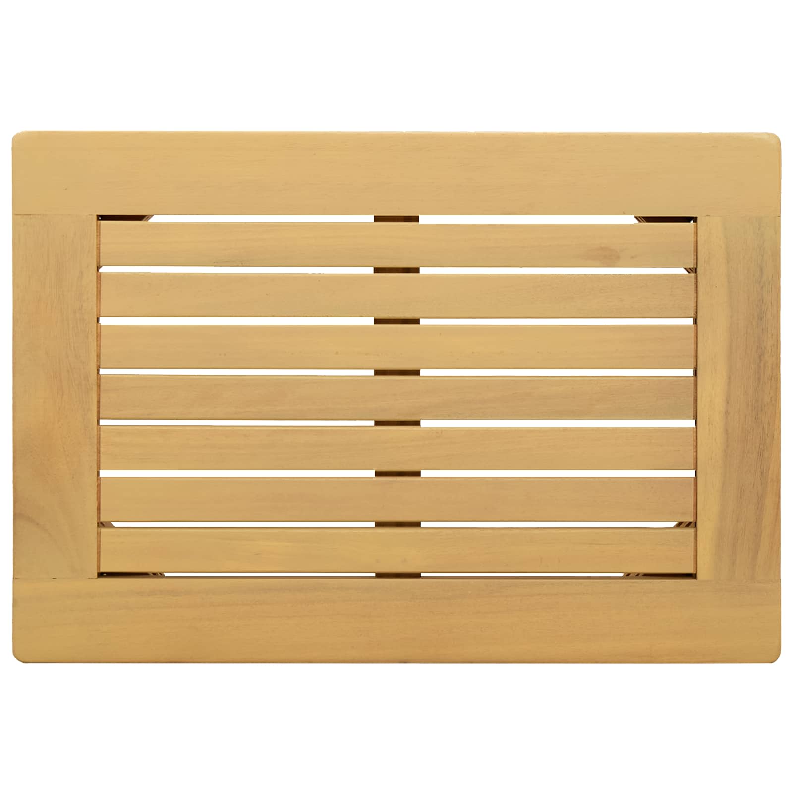 Couchtisch Helles Akazienholz 45 x 45 x 36 cm Massivholz Akazie