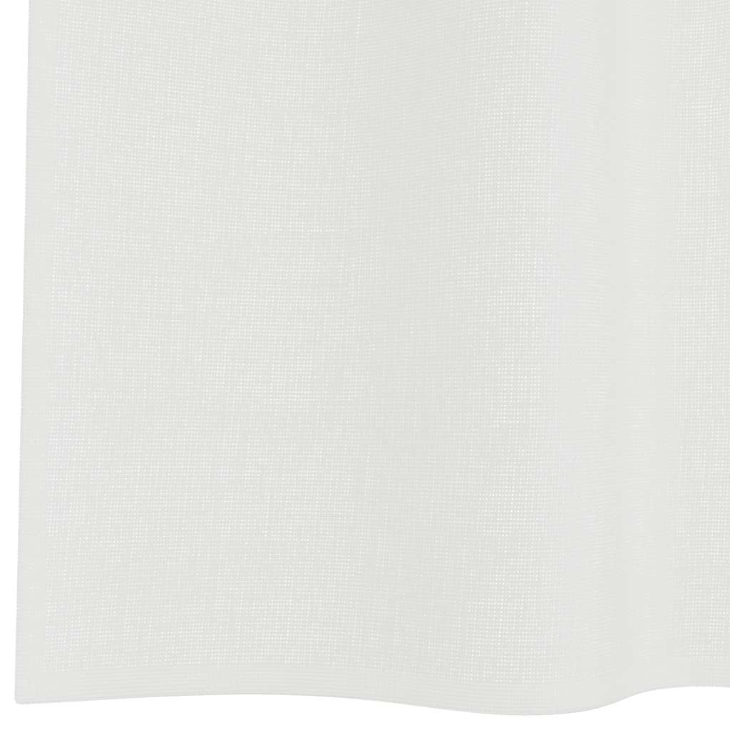 Voile Vorhänge mit Ösen 2 Stk. Apfelgrün 140x140 cm