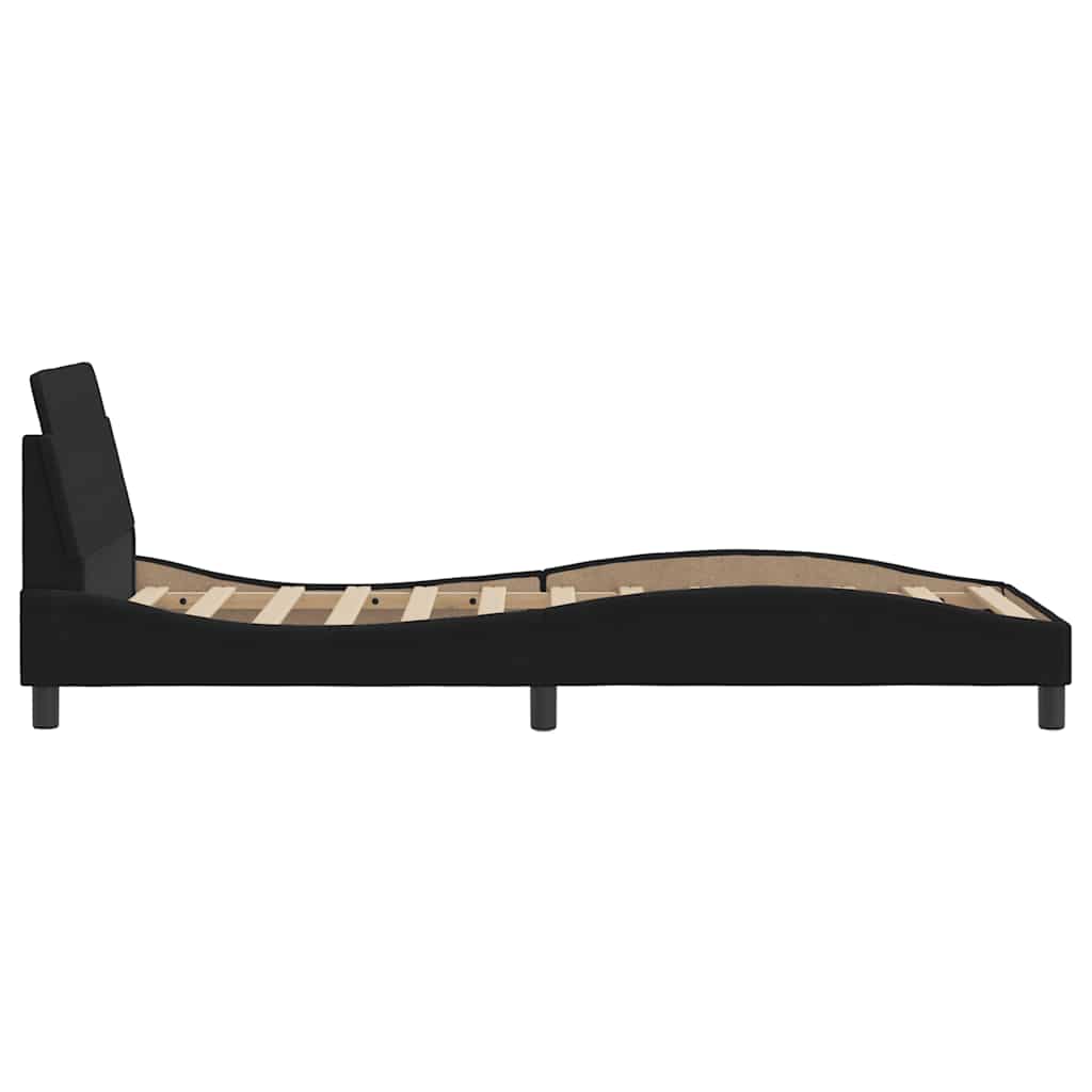 Bettgestell "Dover" Hellgrau 80x200 cm Samt