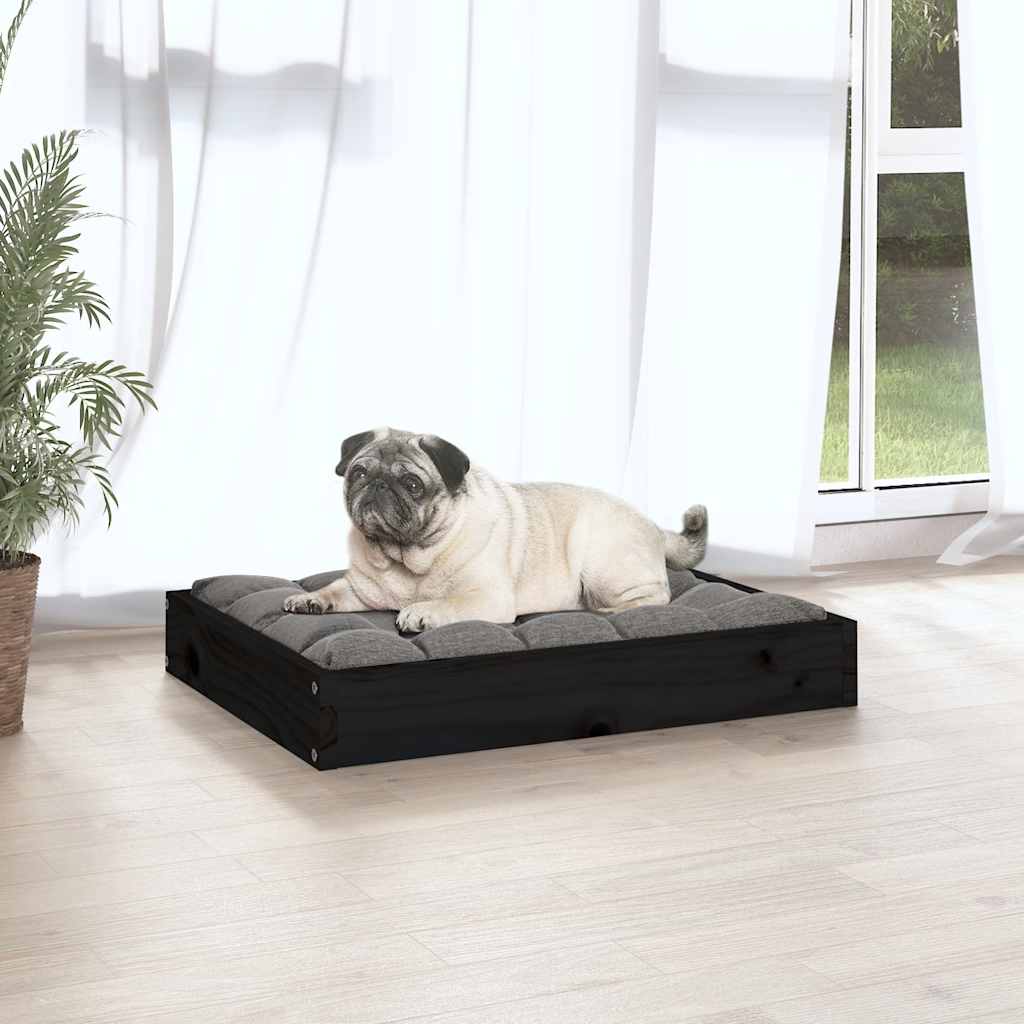 Hundebett 51,5x44x9 cm Massivholz Kiefer