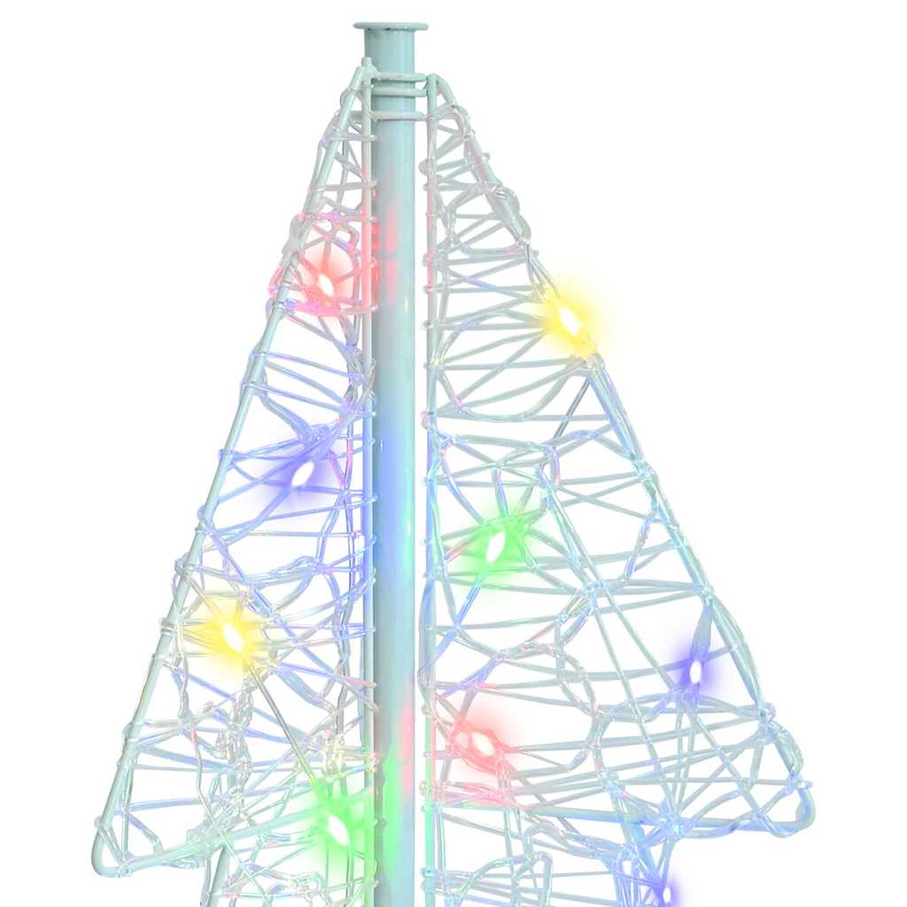 Weihnachtsbaum mit 100 LEDs Warmes Weiß 120 cm Acryl