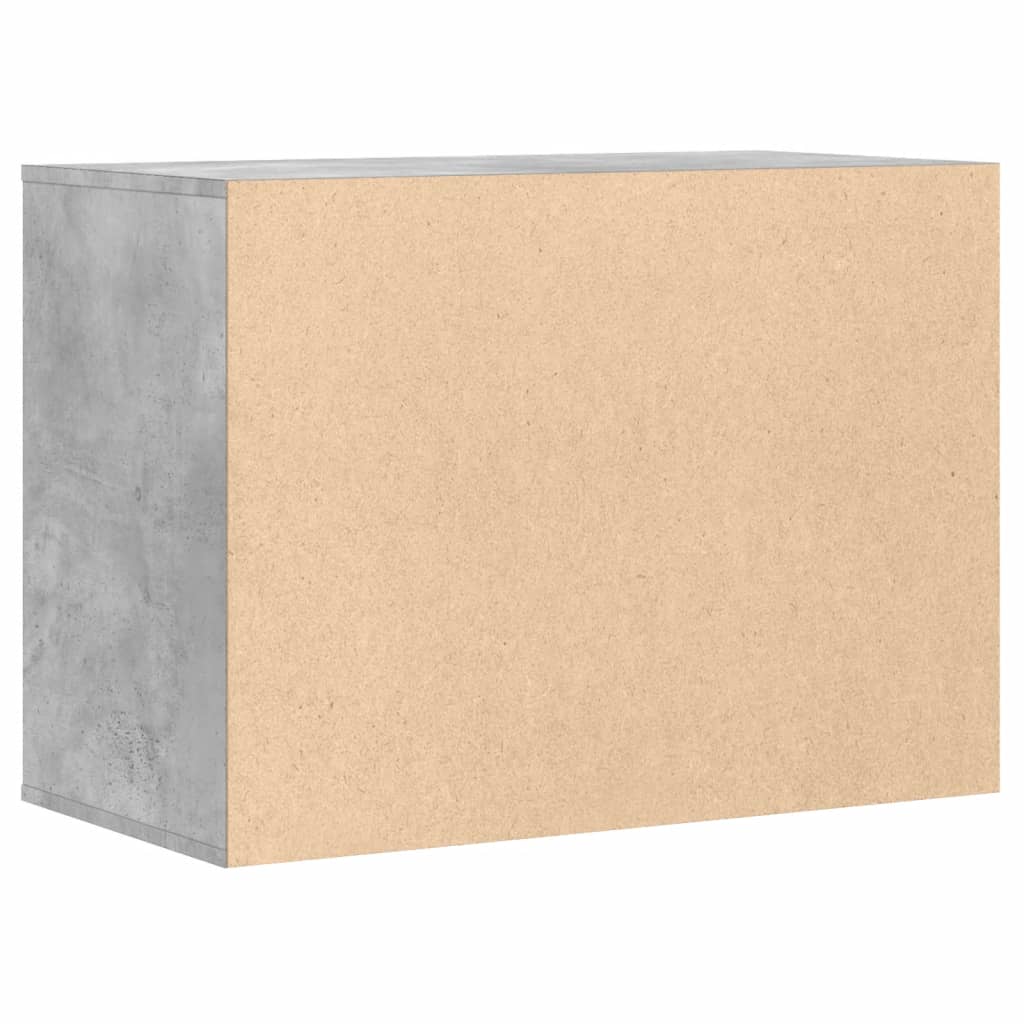Schubladenschrank Schwarz Eichen-Optik 41 x 40 x 58 cm
