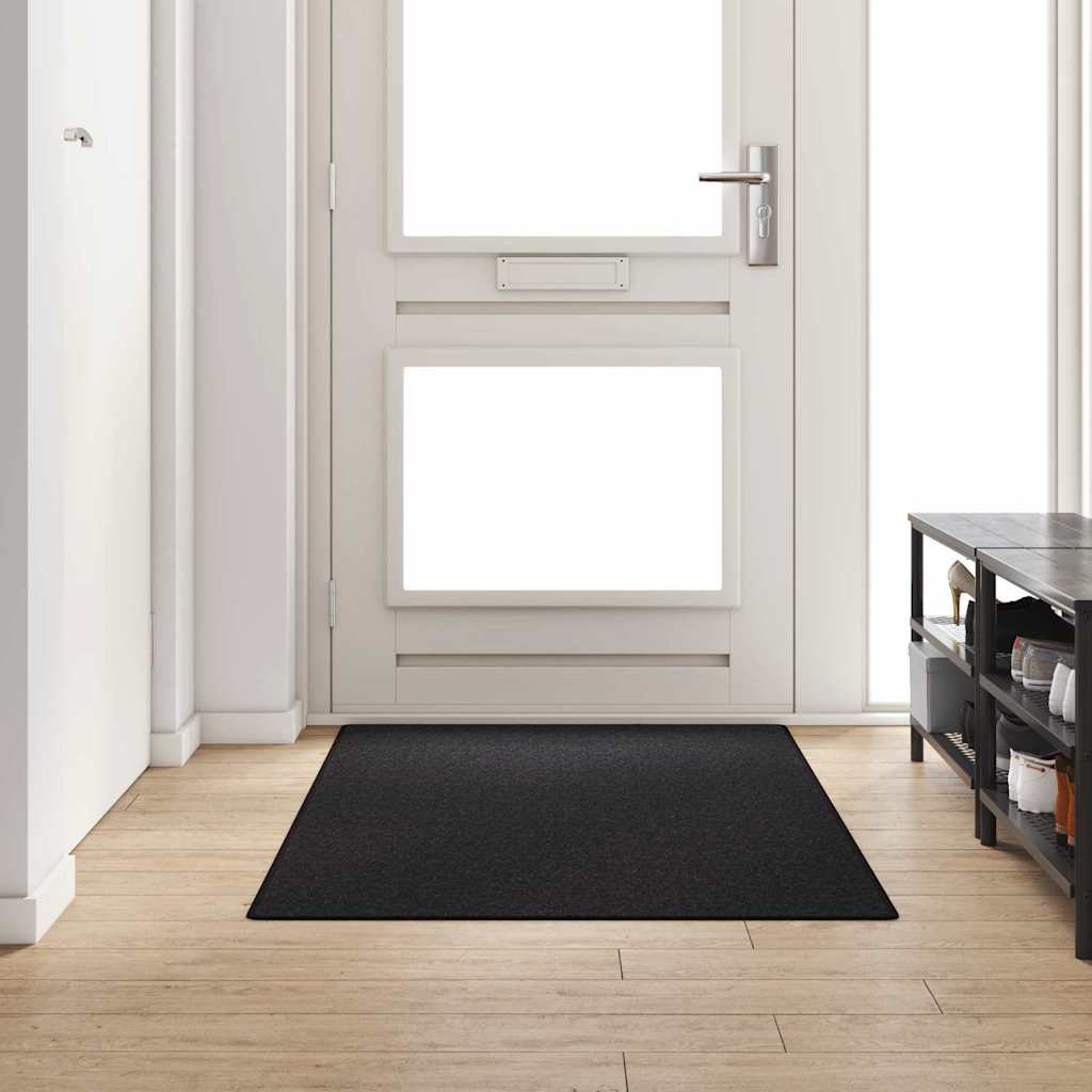 Teppichläufer Anthrazit 80 x 500 cm 100% Polypropylen