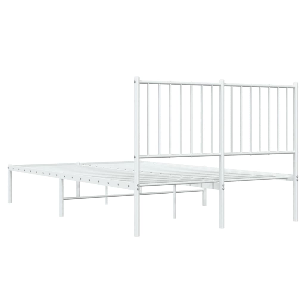 Bettgestell Metall Schwarz 75x190 cm