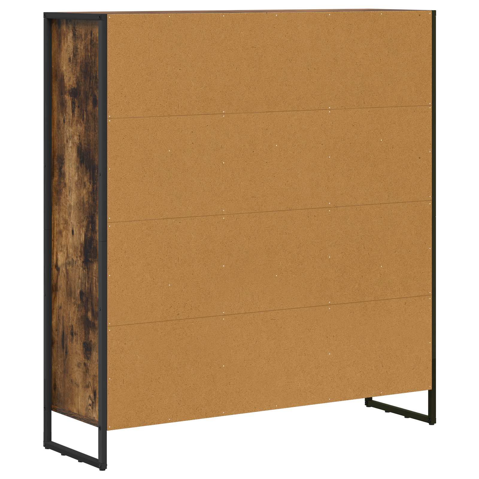 Bücherregal 2 pcs Schwarz Eichen-Optik 99,5 x 30 x 108 cm