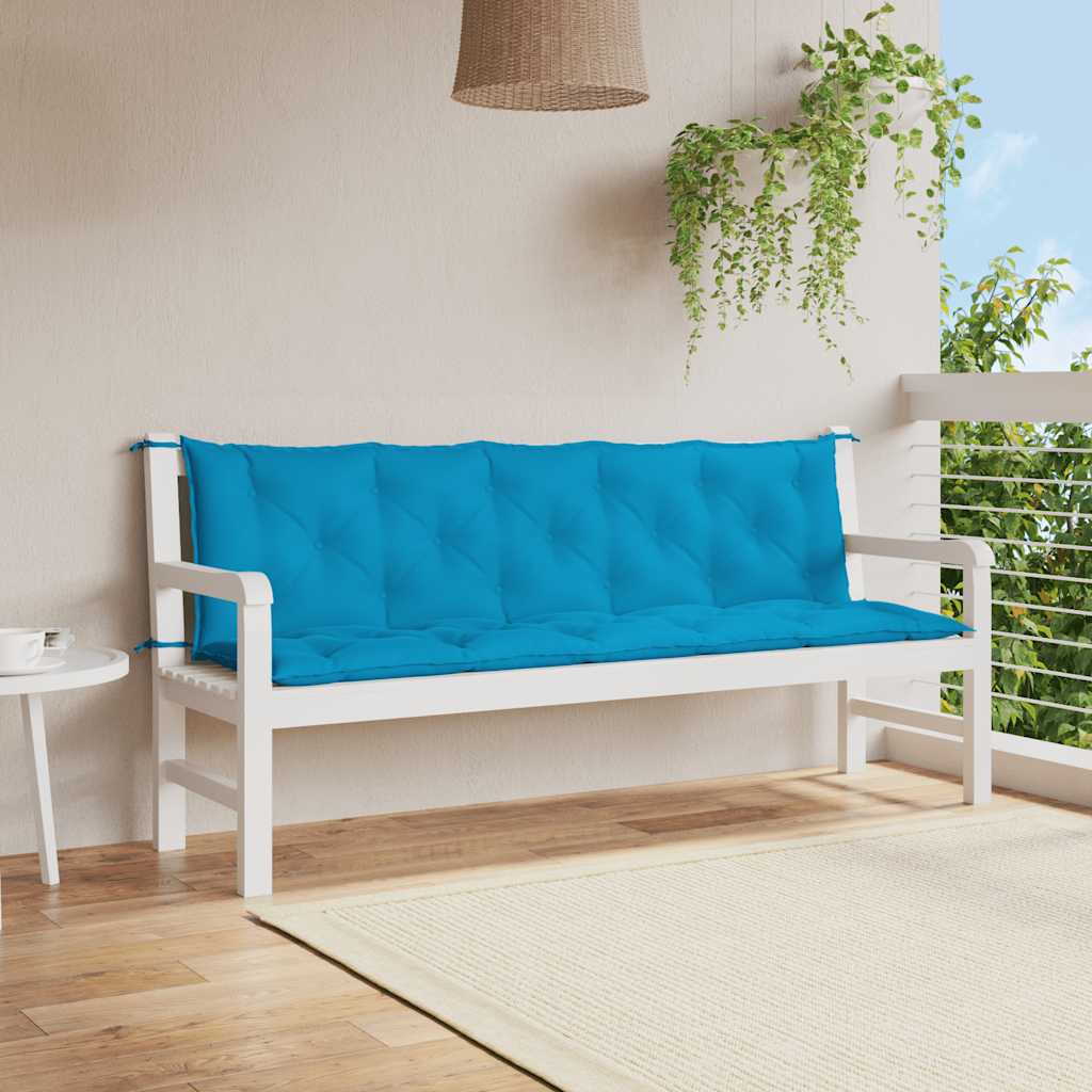 Gartenbank-Auflage Anthrazit 100x(50+50)x7 cm Oxford-Gewebe