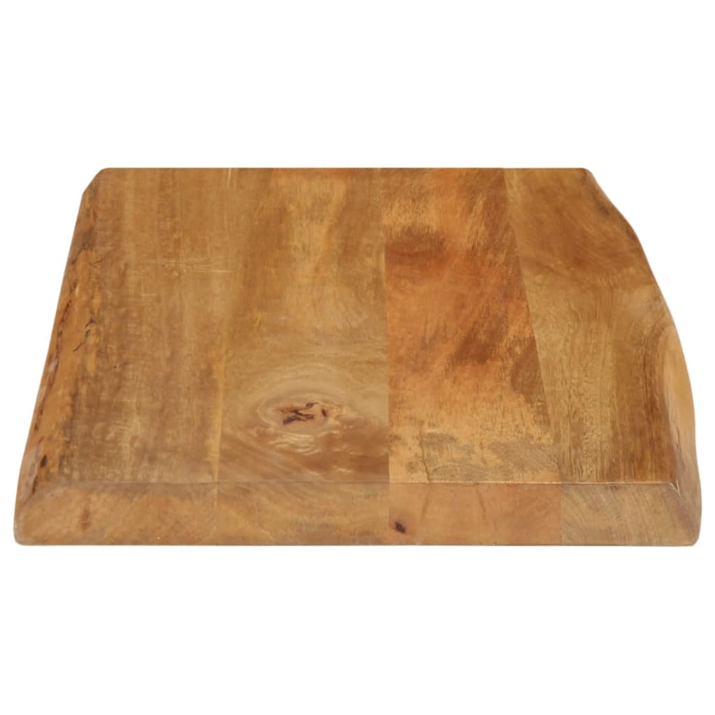 Tischplatte 40x40x2,5 cm Rechteckig Massivholz Akazie Baumkante