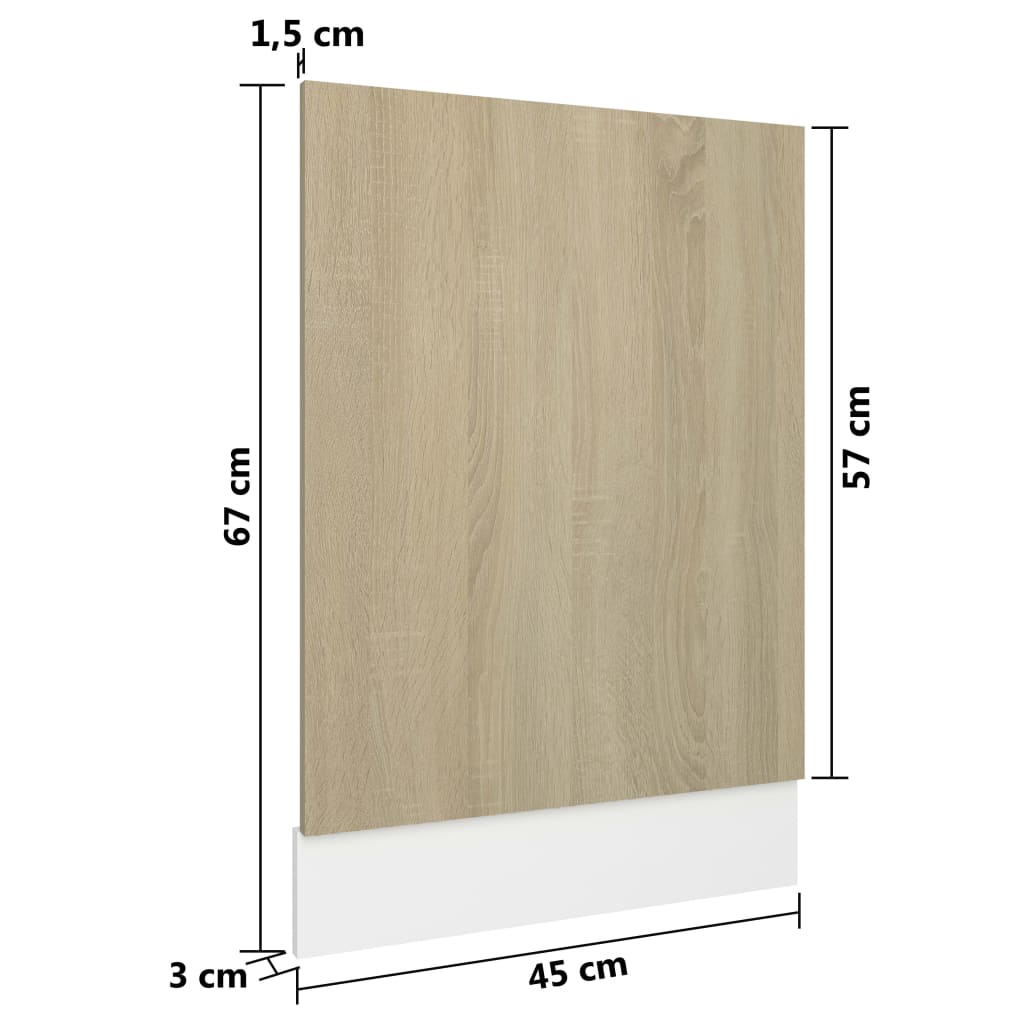 Spülenunterschrank Sonoma-Eiche 80x46x81,5 cm Holzwerkstoff