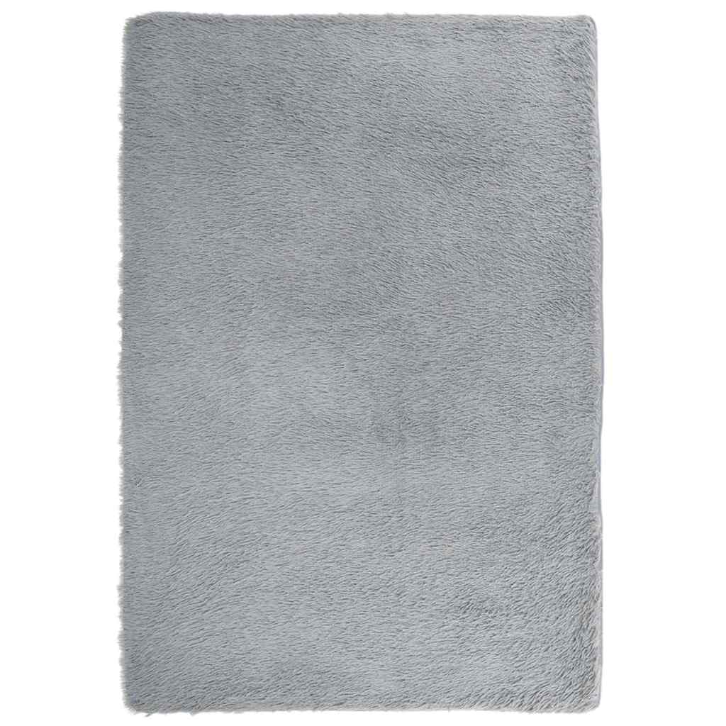 Teppich Shaggy Hochflor NAVARRA Beige 60x100 cm Polyester