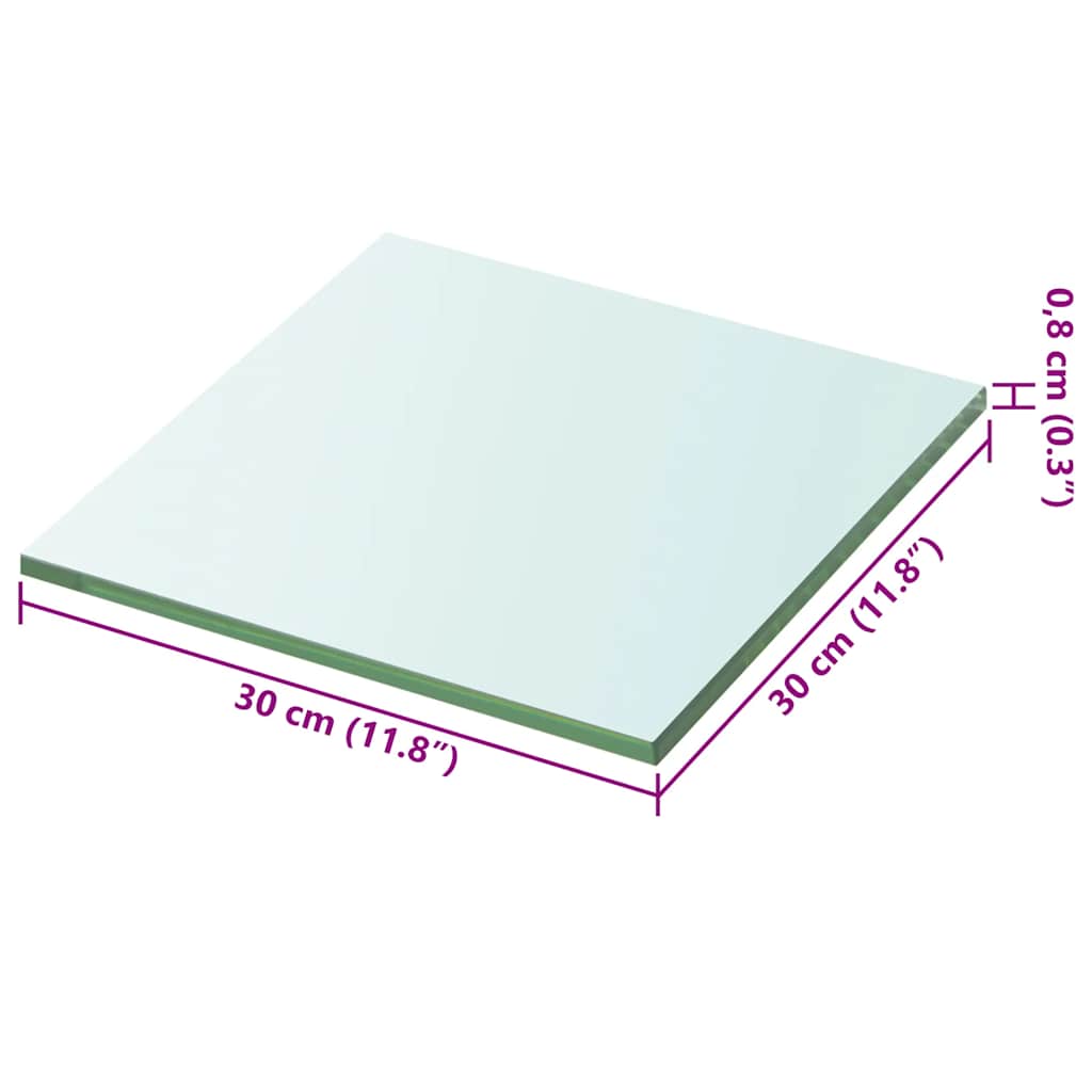 Regalboden Glas Transparent 20x12 cm