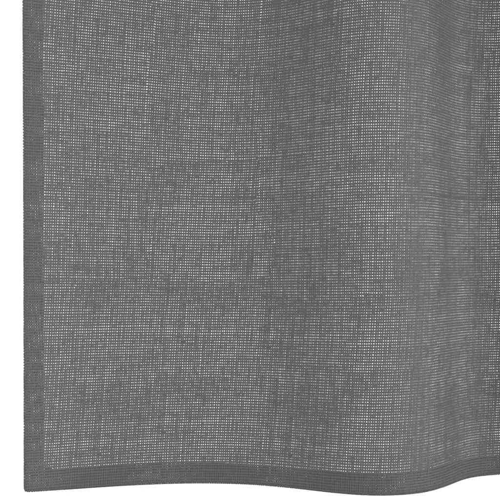 Voile Vorhänge mit Ösen 2 Stk. Apfelgrün 140x140 cm