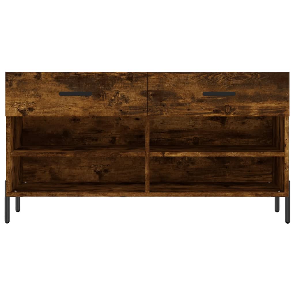Schuhbank Weiß 102x35x55 cm Holzwerkstoff