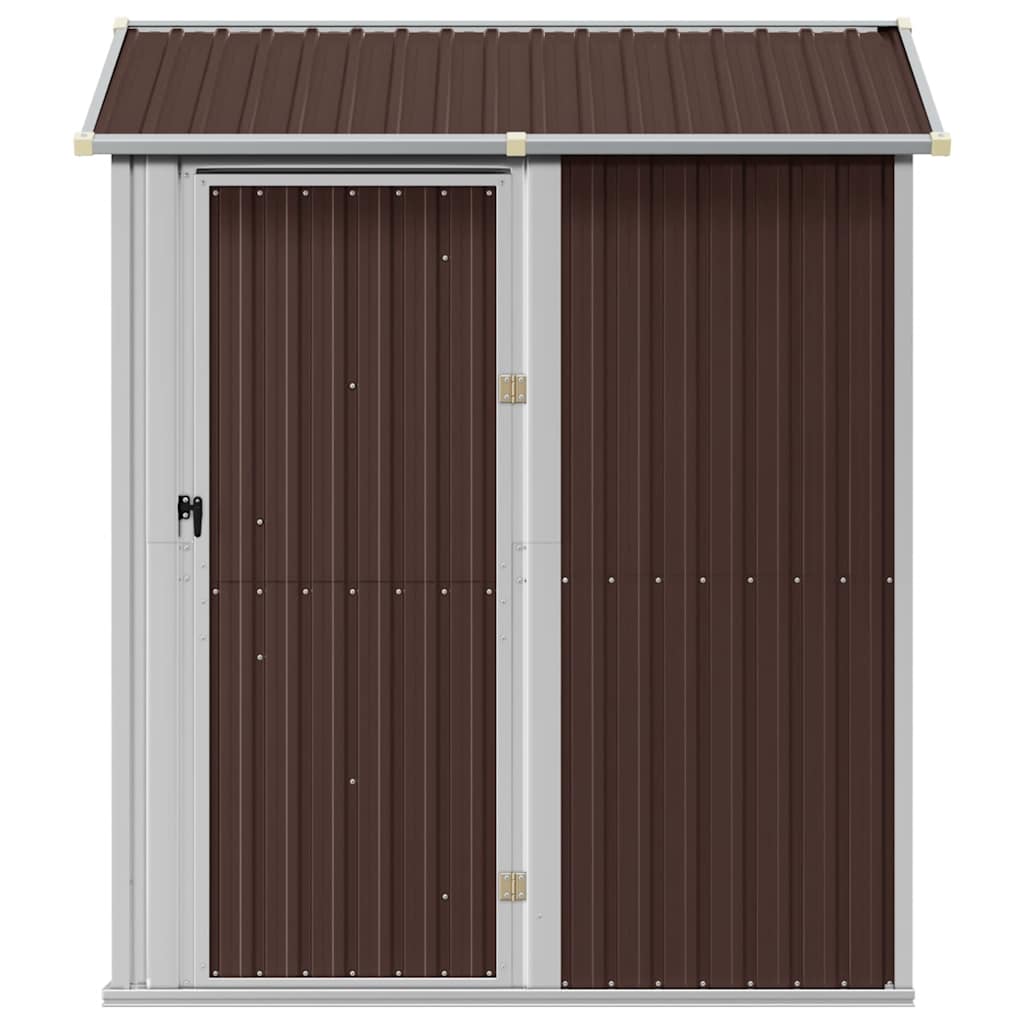 Gartenhaus Hellgrau 192x152,5x237 cm Verzinkter Stahl