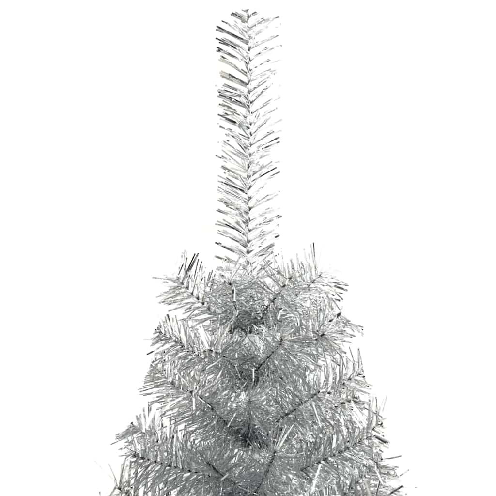 Künstlicher Halb-Weihnachtsbaum mit Ständer Grün 150 cm PVC