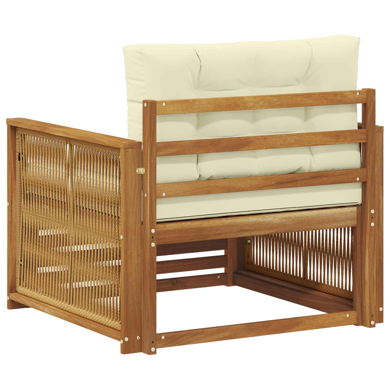 2 Stück Outdoor-Sofa Natur