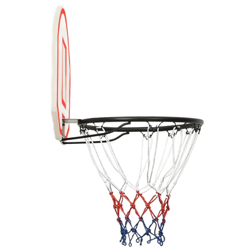 Basketballkorb Weiß 109x71x3 cm Polyethylen