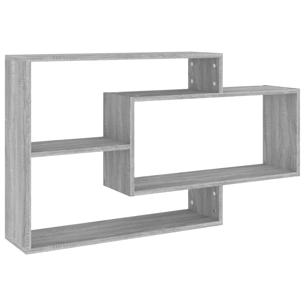 Wandregale Weiß 104x20x58,5 cm Holzwerkstoff