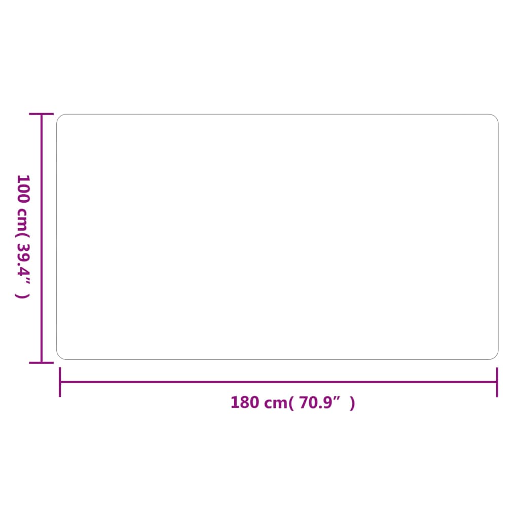 Teppichläufer Anthrazit 60x180 cm