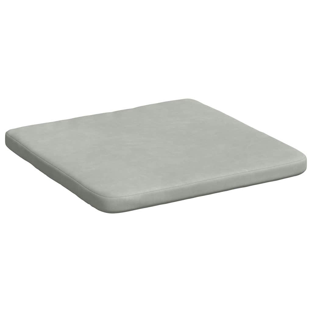 Sitzkissen 4 pcs Blau 40 x 40 x 3 cm Samt